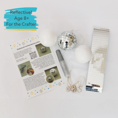 Mini discoball DIY kit silver