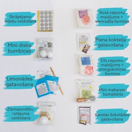 Aktivitāšu kaste bērniem – izvēlies 5 aktivitātes