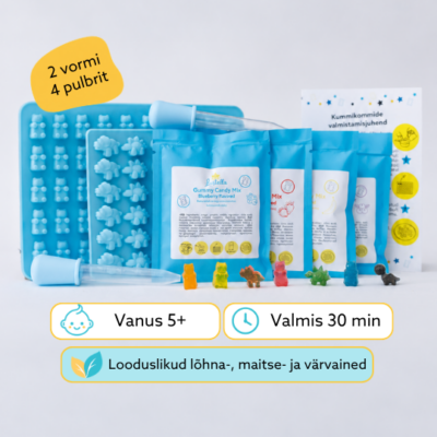 Kummikommide valmistamise komplekt kahe vormiga 15059
