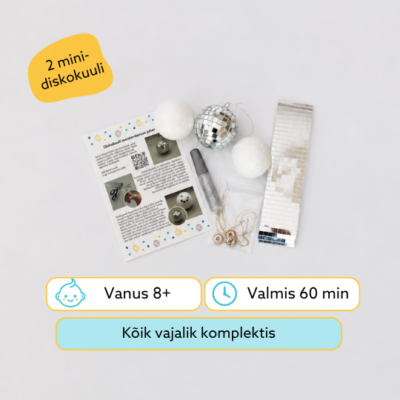 Minidiskokuulide valmistamise komplekt 15075